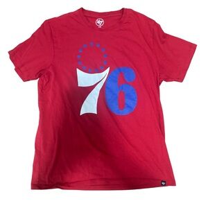 Red 76ers Graphic T-Shirt